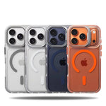 Luxury Magnetic Shockproof Clear Bumper Case for iPhone 12-17