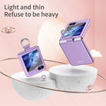 Frosted Band Ring Case For Galaxy Z Flip 6