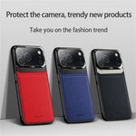 Luxury Hight Leather Shockproof Case with Camera Protect Phone Cover For iPhone 17/ 16/ 15/ 14