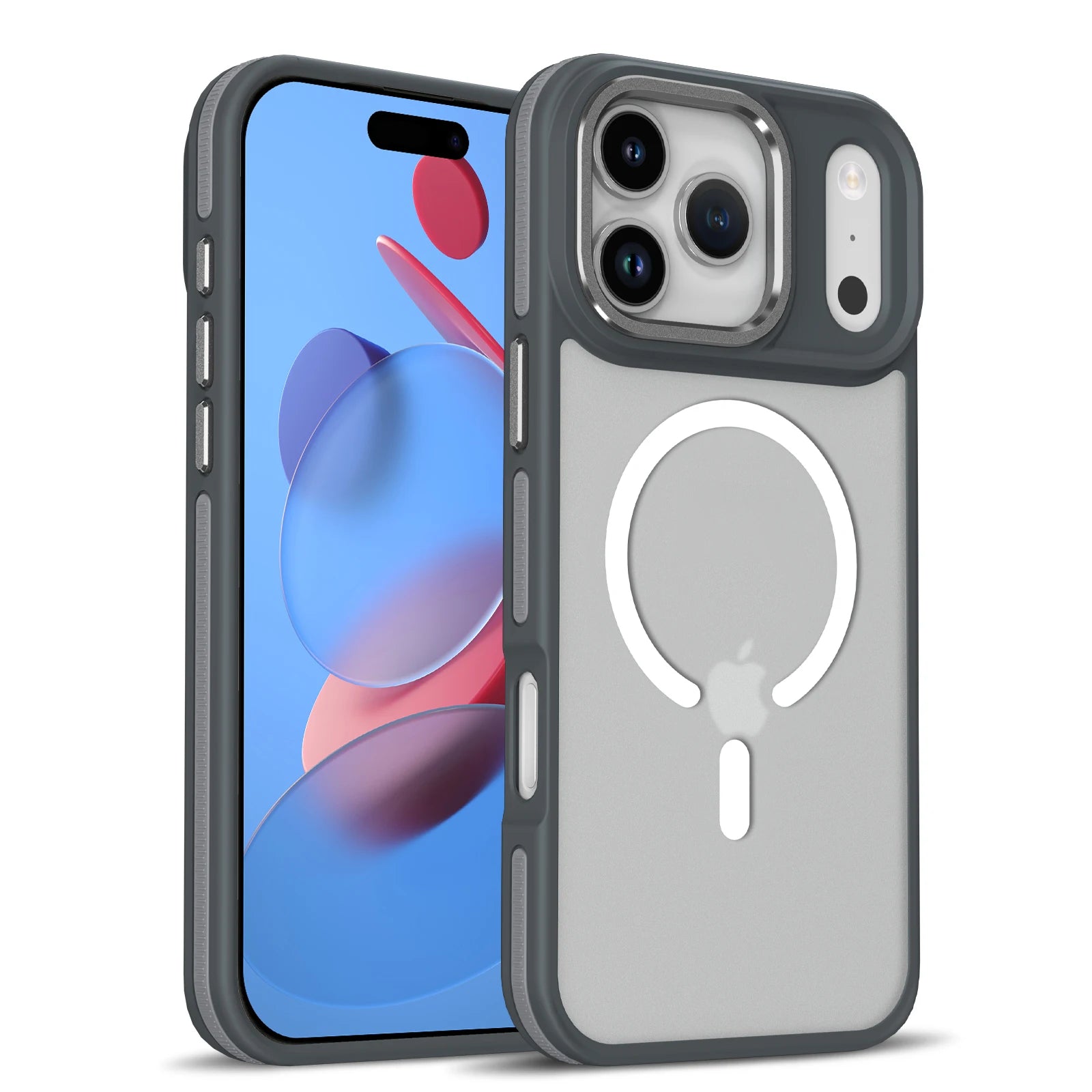 Luxury Matte Translucent Shockproof Magnetic Phone Case For iPhone 17 / 16 / 15 /14