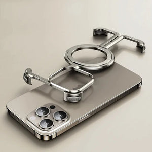 Titanium Frame Magnetic Case For iPhone