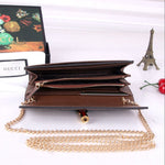 Luxury Monogram Crossbody Chain Wallet
