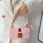 Leather Wallet with Scarf Strap For iPhone 12-18 Pro & Pro Max
