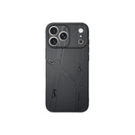 HRM Matte Leather Case with Stamped Logo for iPhone 12-18 Pro & Pro Max