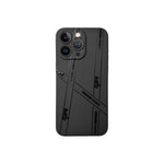 Hermes All Black Phone Case For iPhone 17/ 16/ 15/ 14