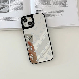 MIRRORED LV PHONE CASE FOR IPHONE 16 15 14