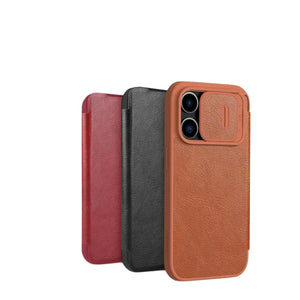 Leather Case Card Pocket  For iPhone 15 Series