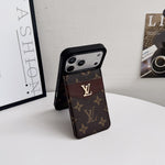 Louis V Card Holder Case For iPhone 17/ 16/ 15/ 14