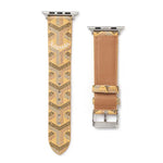 Elegant Yellow GYD Monogram Watch Strap for Apple Watch