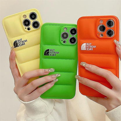 Luxury Fashion Leather THE NORTH FACE Phone Case for iphone 15 14 13