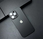 Premium PC Matte with Shine Logo with Camera Protection For iPhone Series