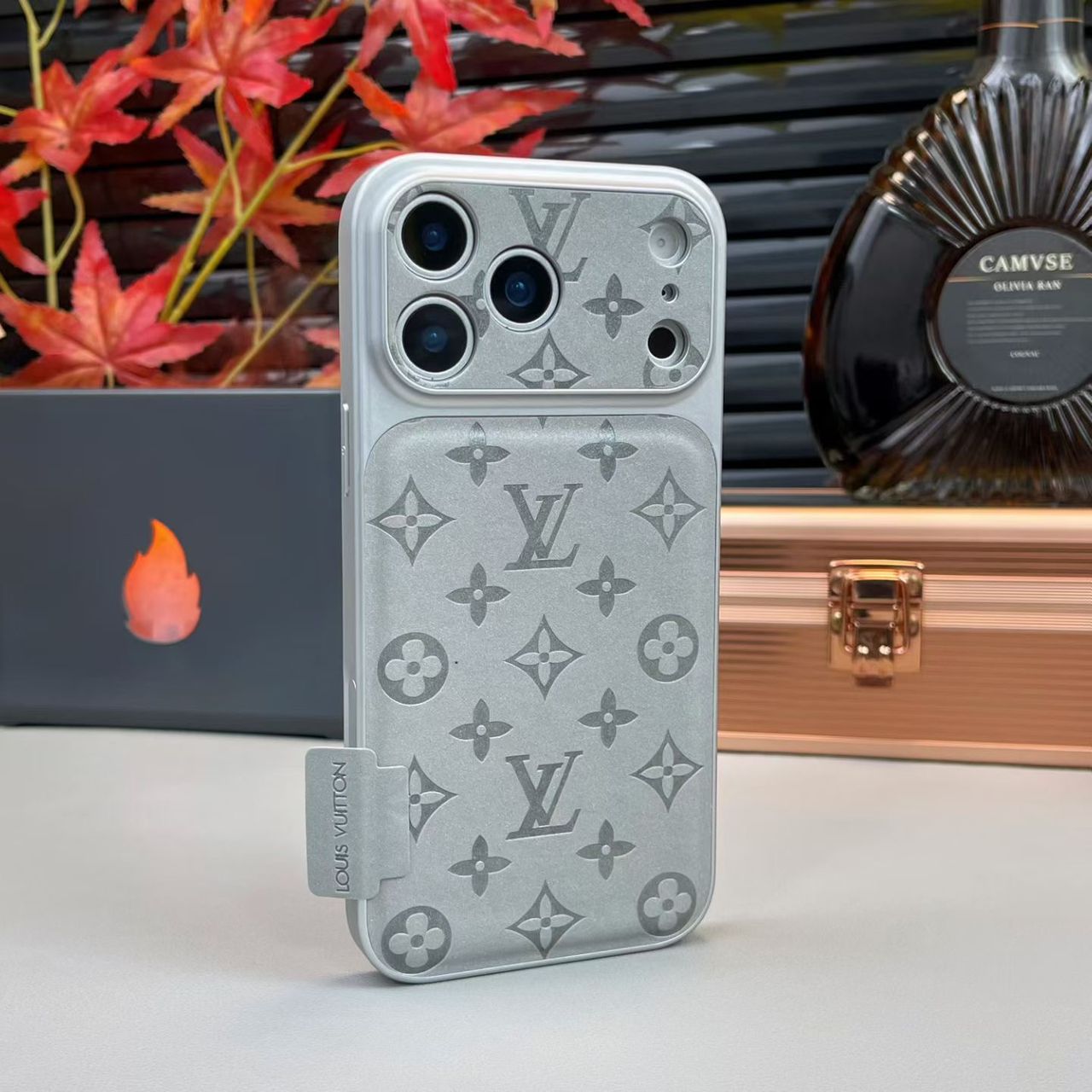 LV Classic Monogram iPhone Case – Luxury Protective Cover Phone Case For iPhone 17/ 16 / 15 / 14