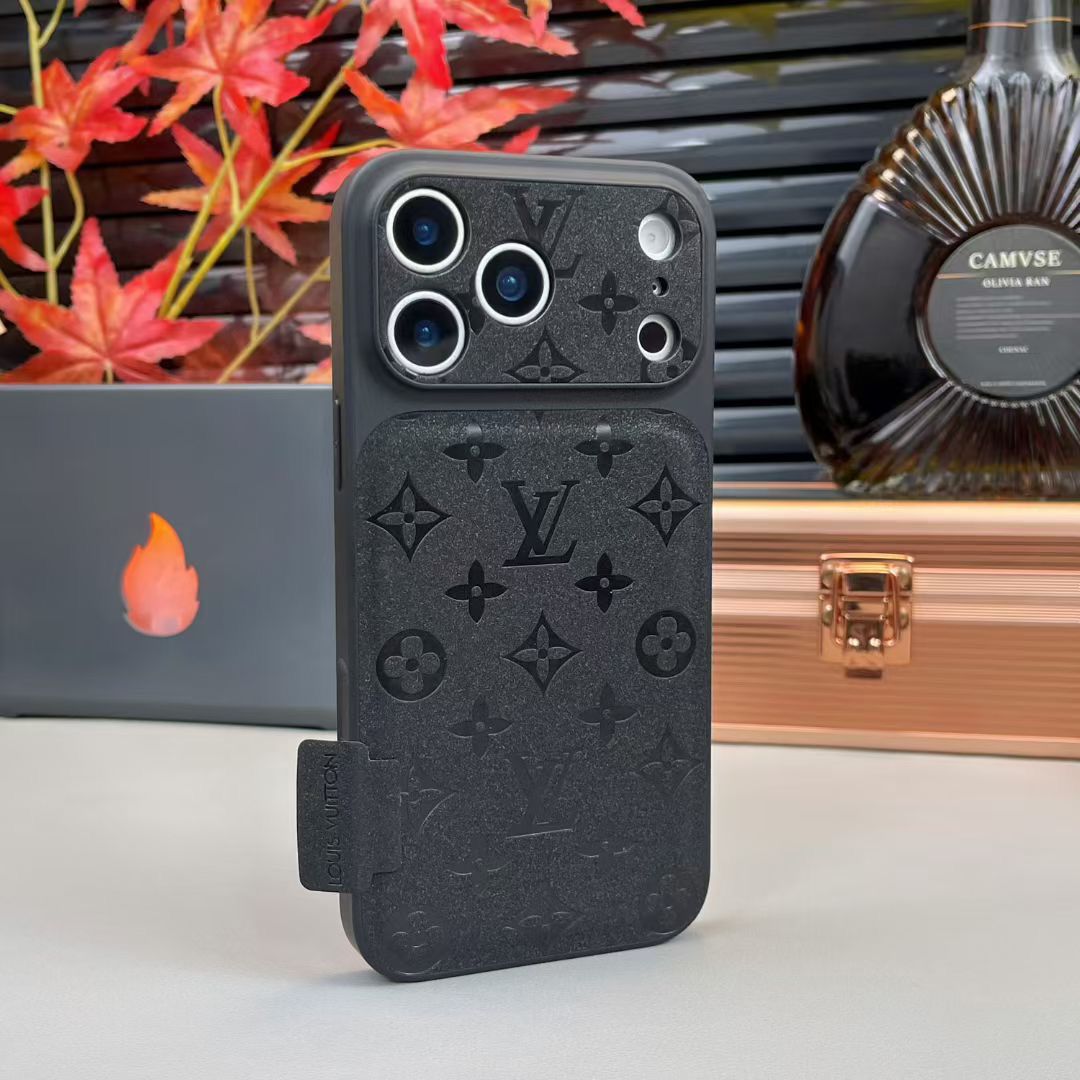 LV Classic Monogram iPhone Case – Luxury Protective Cover Phone Case For iPhone 17/ 16 / 15 / 14