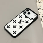 Luxury Monogram Designer Leather Cover For iPhone 17/ 16 / 15 / 14