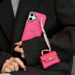 Luxury Hermes Case With Airpods Case For iPhone