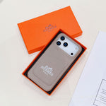 Luxury Leather HRMS Phone Case for iPhone 13-18 Pro & Pro Max