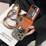 Luxury iPhone Case Card Holder for iPhone 12-17