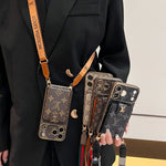 Luxury iPhone Case Card Holder for iPhone 12-17