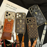 Luxury iPhone Case Card Holder for iPhone 12-17