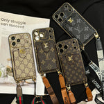 Luxury iPhone Case Card Holder for iPhone 12-17