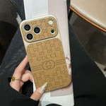Luxury Leather GG iPhone Case