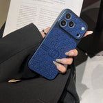 Luxury Leather GG iPhone Case