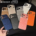 Luxury Leather GG iPhone Case