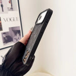 Luxury LV Leather Phone Case For iPhone 17 / 16 / 15 / 14