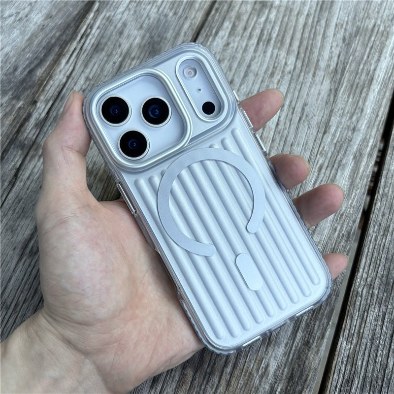 Orinox Sleek Corrugated Magsafe Case For iPhone 17 / 16 / 15 / 14