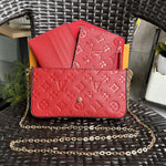 Luxury Monogram Shoulder Black Bag