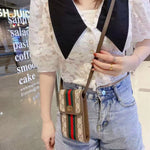 Fshion Brand Designer Crossbody Purse Leather Belt Case Holster