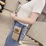 Fshion Brand Designer Crossbody Purse Leather Belt Case Holster