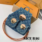 Luxury Louis Vuitton women's backpack, Monogram