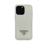 PR Crocodile Pattern Card Holder Leather Case