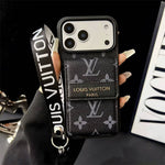 Louis Vuitton Phone case with card slot for iPhone 12-17 Series