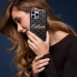 LUX CELINE IPHONE CASE MASSIVE LOGO BROWN
