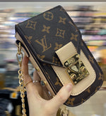 LV Lockme Tender Métis Monogram Crossbody Phone Bag