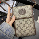 Fshion Brand Designer Crossbody Purse Leather Belt Case Holster