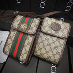 Fshion Brand Designer Crossbody Purse Leather Belt Case Holster