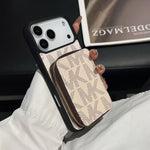 Luxury Inspired Phone Case with Card Holder For iPhone 12-17
