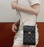 Luxury Genuine Leather Crossbody Phone Bag Elegant Tote Bag
