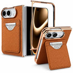 Leather Wallet Stand Case for iPhone Duo