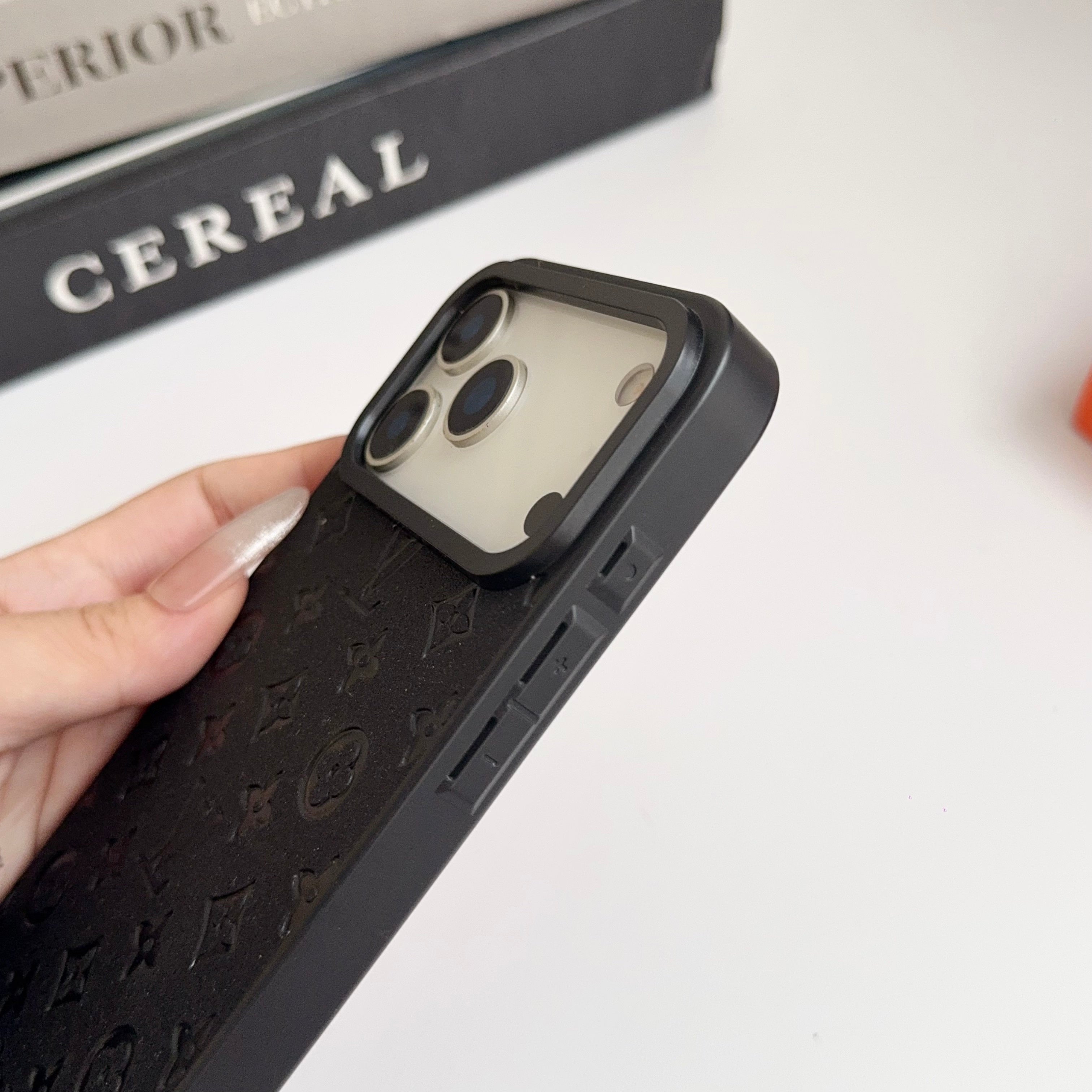 Lux LV Leather Phone Case For iPhone 17 / 16 / 15 / 14