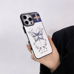 New LV leather Elegant Butterfly Totem Apple iPhone Cover