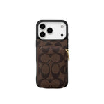 Luxury Leather Phone Case with Card Holder For iPhone 12-17