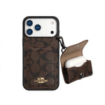 Premium Leather with Card Wallet Slot For iPhone 12-17