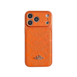 Luxury Coach Monogram Protective iPhone Case – Designer Leather Finish