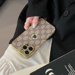 High Quality Electroplated Frame Ophidia  Leather Apple iPhone Case Roxy New 2