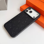 Luxury LV Leather Phone Case For iPhone 12-18 Pro & Pro Max