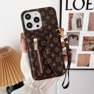 New iPhone Louis Vuitton Gucci Leather Wallet Phone Case